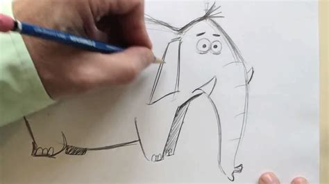 More images for how to draw an elephant » How to Draw a Cartoon Elephant | Curious.com