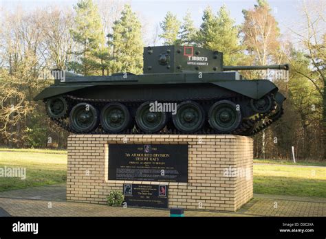 Cromwell Tank Memorial To 7th Armoured Division The Desert Rats At