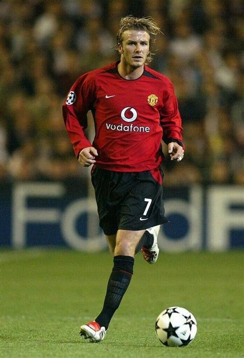 David Beckham Of Man Utd In 2001 David Beckham Manchester United