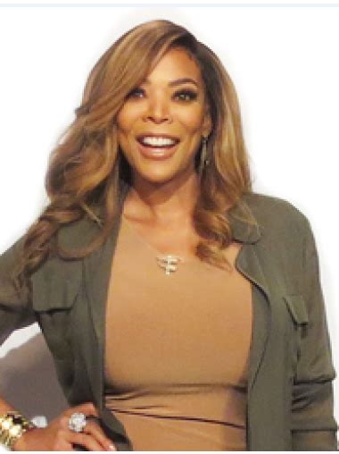 Wigsis Celebrity Wig Wavy With Bangs Lace Front Blonde Wendy Williams
