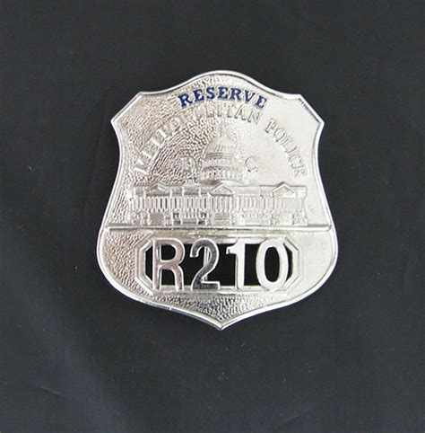 Badges And Rank Insignia Of The Metropolitan Police Department