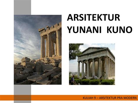 Solution Arsitektur Pramodern Yunani Kuno Studypool