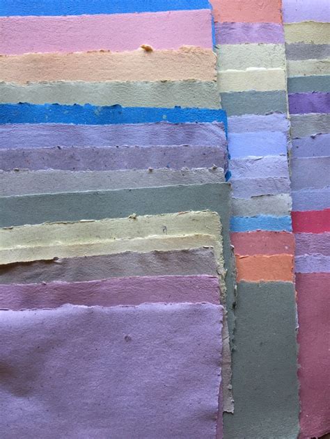 10 Assorted Sheets Of Handmade Recycled Paper Eco Friendly Etsy Uk