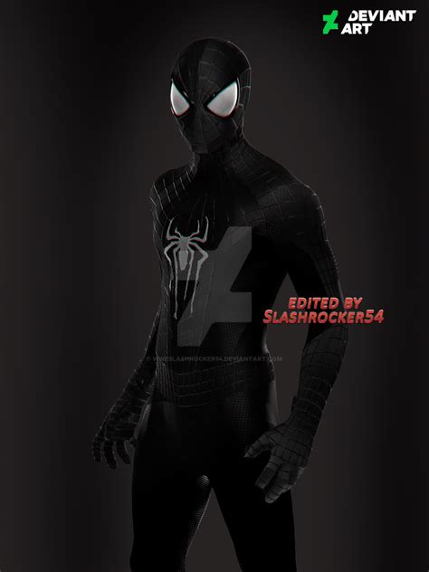 The Amazing Spider Man Black Suit By Wweslashrocker54 On Deviantart