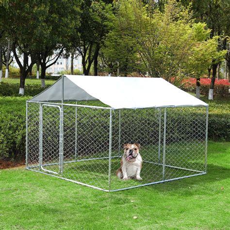 Outside Dog Kennels Playpen For Dogs Outdoor Dog Fence With Water Roof