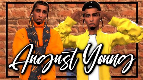August Young Sims 4 Cas Urban Male Cc Folder Sim Download Youtube