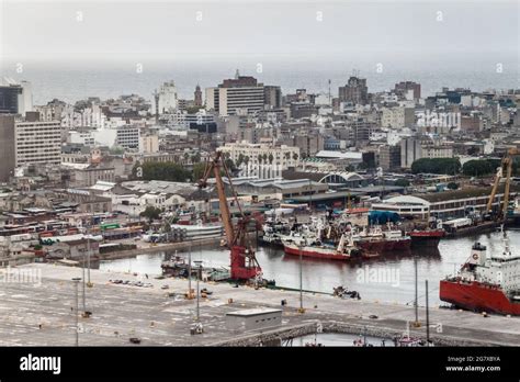 Aerial View Of Montevideo Uruguay Stock Photo Alamy