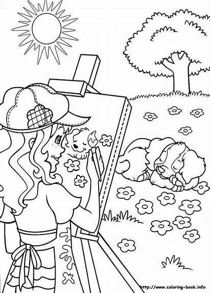 Holly Coloring Hobbie Pages Hobby