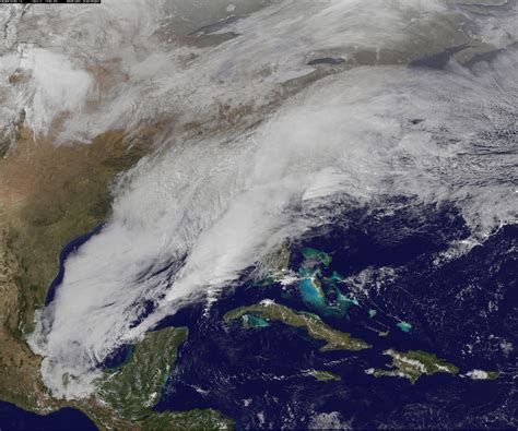 Satellite Video Shows Movement Of Major Us Winter Storm In The South
