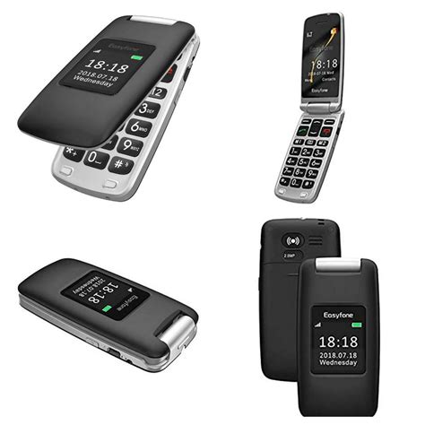 Bnib Sealedeasyfone A1 3g Unlocked Senior Flip Cell Phone Big Button