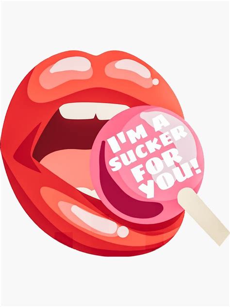 i m a sucker for you sticker by sainttabs vinyl sticker cute wallpapers stickers