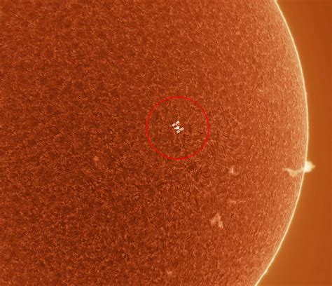 Astrophotographer Captures Amazing Image Of International Space Station As It Passes The Sun