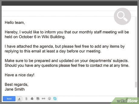 Invitation To Attend Meeting Email | Onvacationswall.com