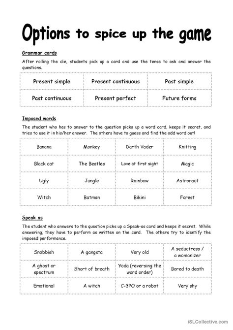 Introductionsroll The Die English Esl Worksheets Pdf And Doc