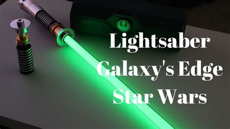 El Unboxing Del Star Wars Galaxys Edge Lightsaber Del Regreso Del Jedi