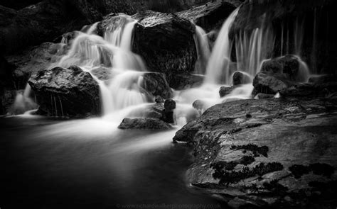 Grayscale Photo Of Waterfalls Hd Wallpaper Wallpaper Flare