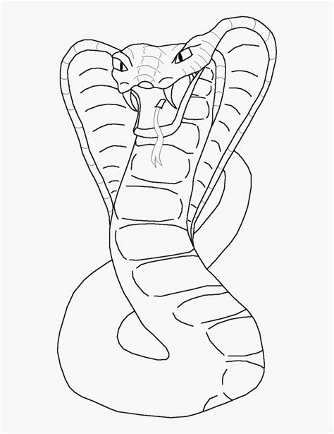 Easy Cobra Snake Drawings