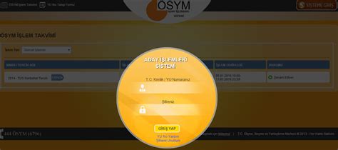 Ösym aday i̇şlemleri mobil uygulaması. e-Devlet Şifresi ile ÖSYM giriş yapılabilecek