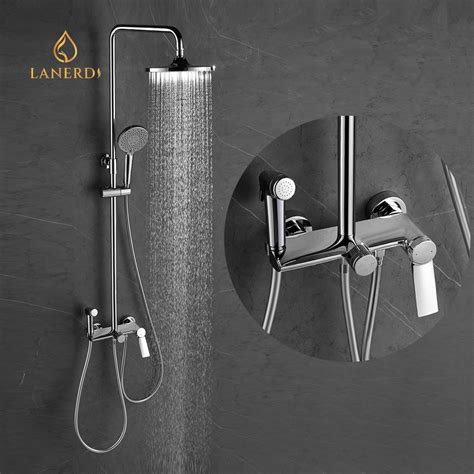 China Modern New Product Cheap Hot And Cold Water Bathroom Stainless Steel Shower Systems Mixer