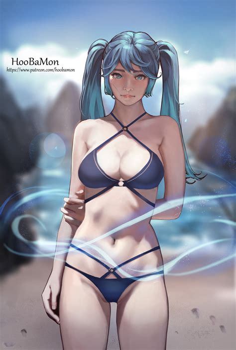 Sona Bikini Version By Hoobamon On Deviantart
