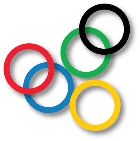 قاتمة تلطيخ دعم Five Rings In Olympic