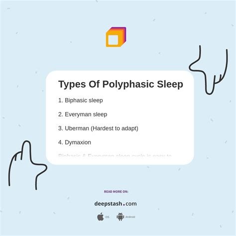 Types Of Polyphasic Sleep Deepstash
