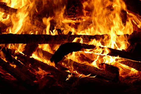 Free Images Wood Flame Fire Fireplace Darkness Campfire Bonfire
