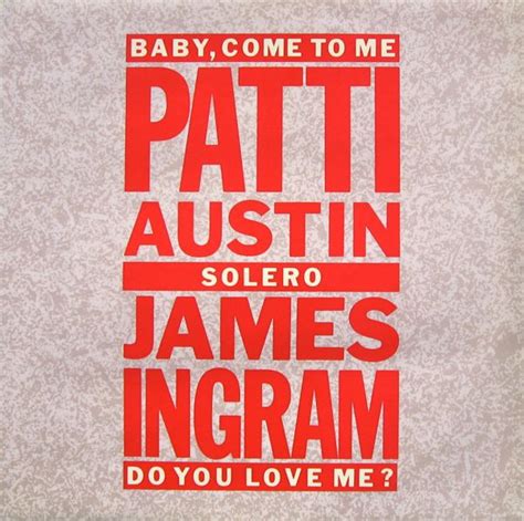 Patti Austin And James Ingram Baby Come To Me 1983 Vinyl Discogs