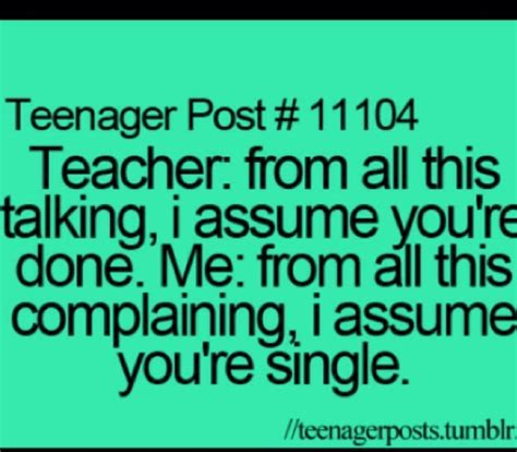 True story straight out of los angeles. Image result for good comebacks to say to your teacher ...