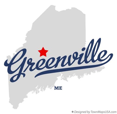 Map Of Greenville Me Maine