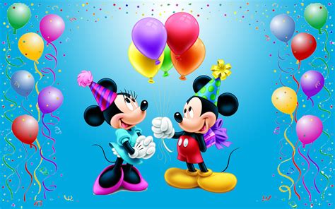 Mickey Mouse Happy Birthday Minnie Celebration Balloons Ts For Mini