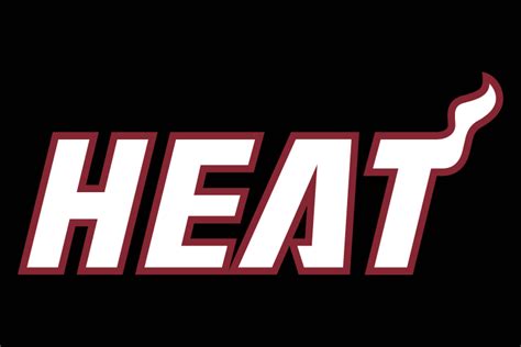 Miami Heat Wordmark Logo National Basketball Association Nba