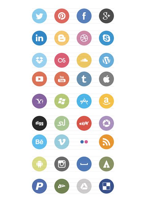 20 Free Social Media Icon Sets To Download