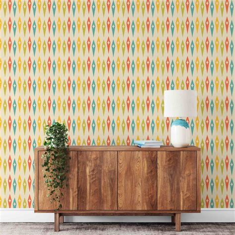 Luxus Mid Century Modern Wallpaper Peel And Stick Home Inspiration