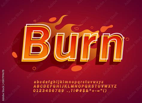 Fire Font Alphabet And Numbers Photoshop Illustrator Diy Hot Sex Picture