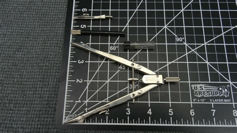 B4 Tasco Compass Drafting Kit In Plastic Slip Case