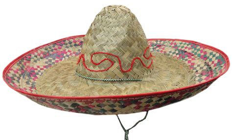 Authentic Mexican Sombrero 19 Red Bewild
