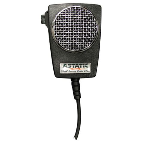 Astatic D104m6b 4pin Cb Amplified Ceramic Power Hand Microphone For