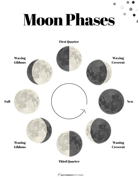 13 Free Printable Moon Phases Worksheets The 8 Phases Of The Moon