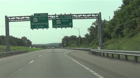 Pennsylvania Interstate 80 West Mile Marker 240 To 230