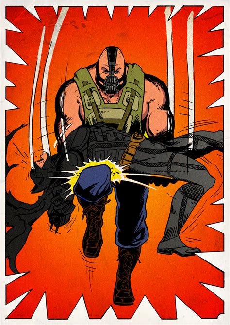 Bane Breaks Batman By Mleeg Art On Deviantart