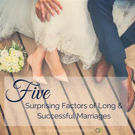 5 Surprising Factors Of Long And Successful Marriages