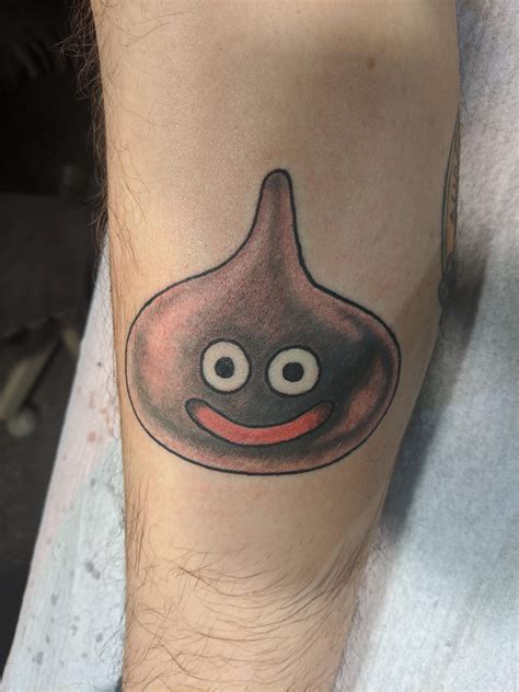 Got A Metal Slime Tattoo To Commemorate Me Playing Dragon Quest For 20