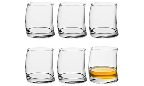 Pasabahce Curved Drinking Glasses Groupon Goods