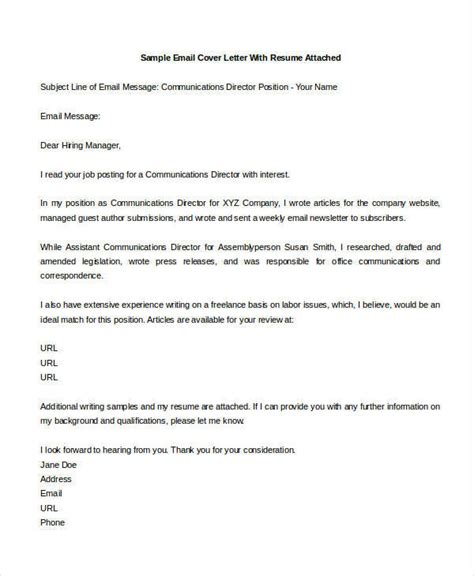 How to submit a cover letter? FREE 21+ Email Cover Letter Examples in PDF | DOC | Examples