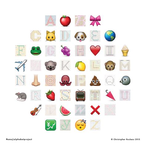 Chris Shop — Emoji Alphabet Project Print