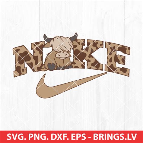 Nike Cow Print Svg Layered Svg Cut File The Best Porn Website