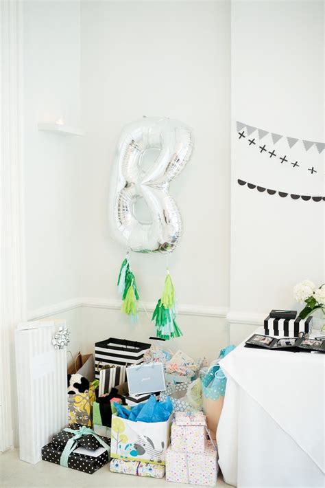 Who should i invite to my baby shower? A Graphic Black + White Modern Baby Shower - The Sweetest ...