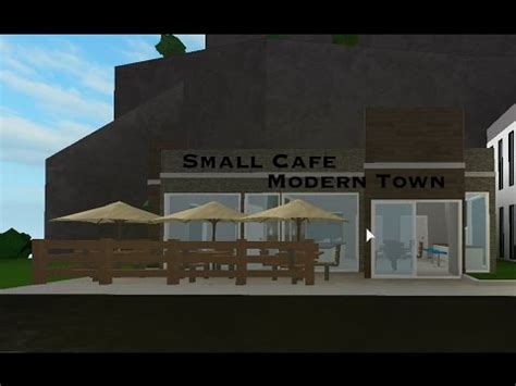 Bloxburg i make cute cafes super detailed and modern by savannah playz. Bloxburg Speedbuild|Small Cafe|Modern Town|Finale Part 4 - YouTube