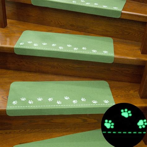Buy Home Stair Non Slip Mats Doormat Footprint Pattern